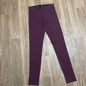 Aeropostale size small maroon leggings